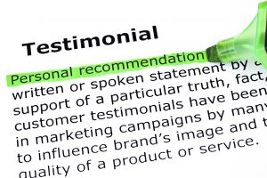 Definition of testimonial