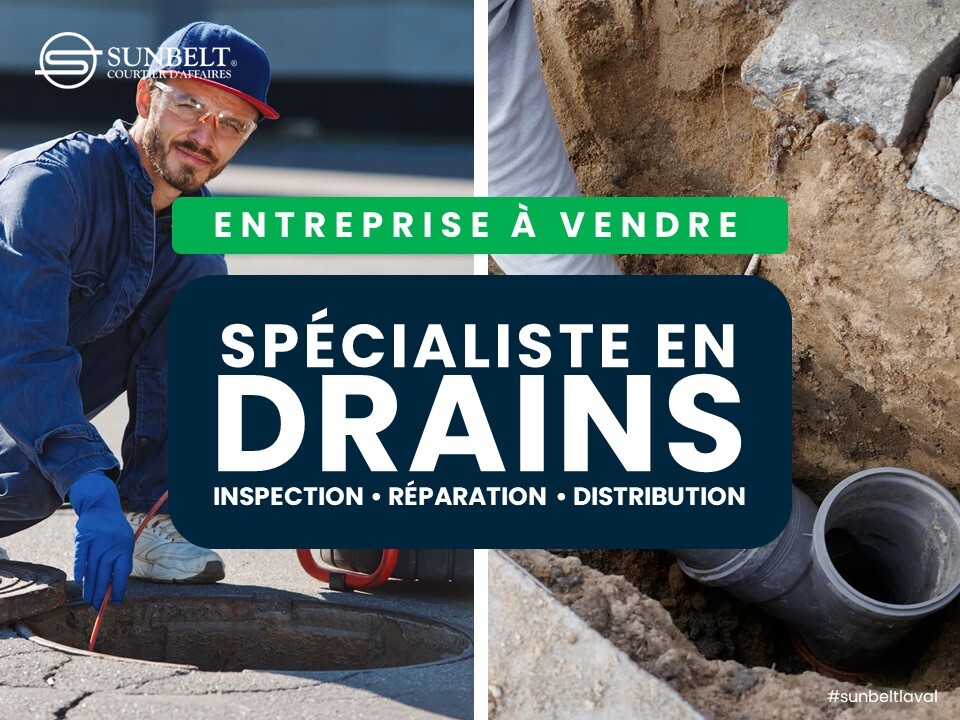 Drain business with stable revenues – CA 1,1M $