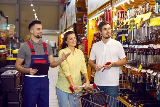 couple hardware shopping 4